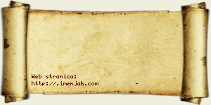 Andjelina Tomanović vizit kartica